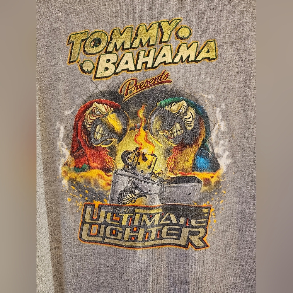Vintage Tommy Bahama Presents Graphic T-shirt Mens XL Ultimate Lighter Buffet